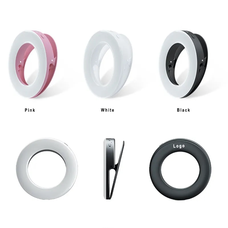 Clip on Ring Light Rechargeable Selfie Fill Lamp 2