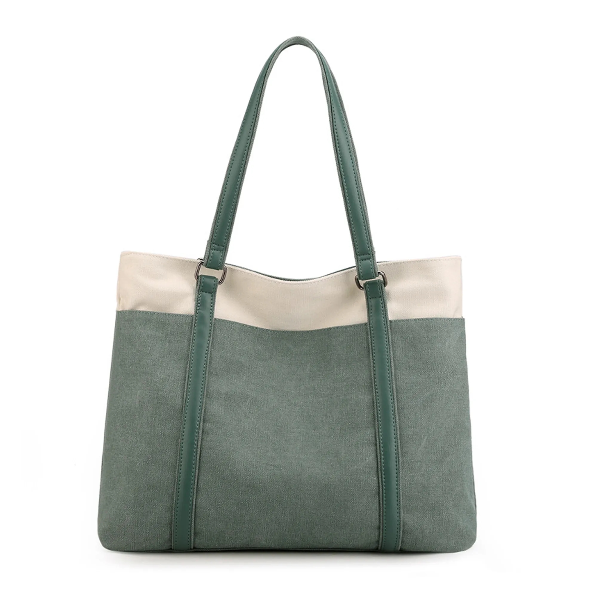 Canvas Shoulder Bag Women Laptop Tote 5