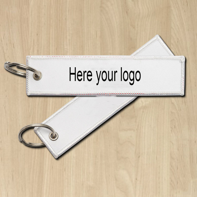 Woven Fabric Key Tag/Key Chain 2