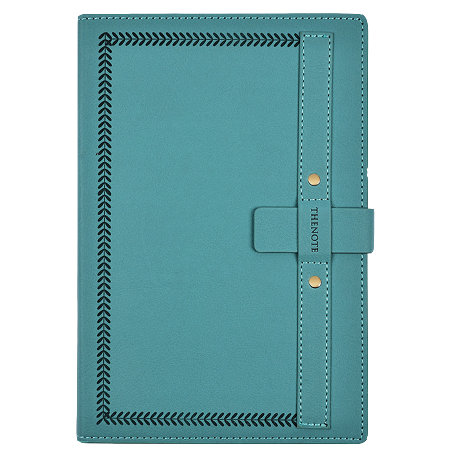 A5 PU Leather Lined Thick Notebook 5