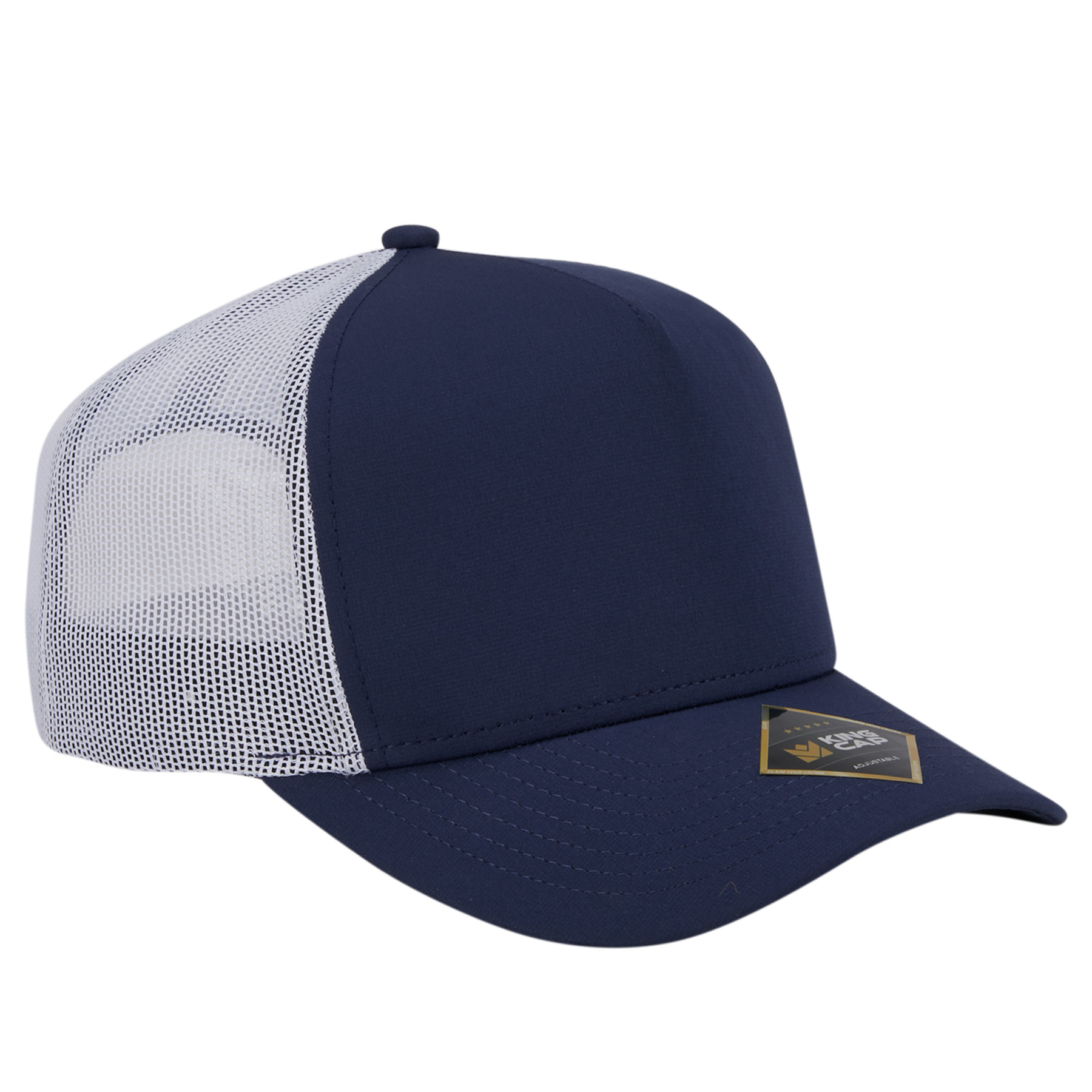 Ace 5-Panel Mesh Back Trucker Cap - Sustainable Fabric 1