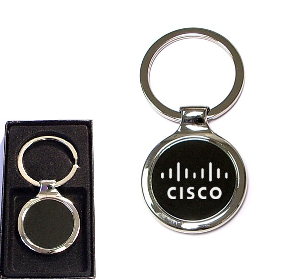 Chrome metal key holder with gift case 1