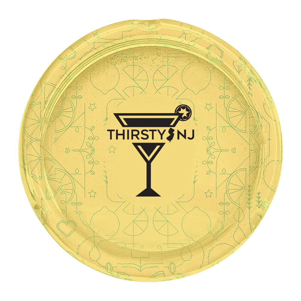 Round Plastic Ash Tray 6