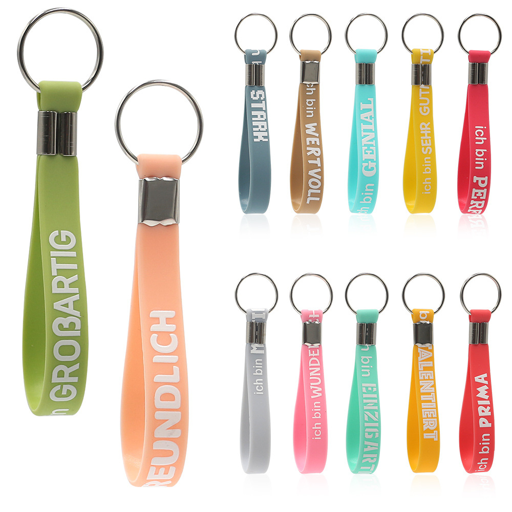 Silicone Wristband Keychain 1