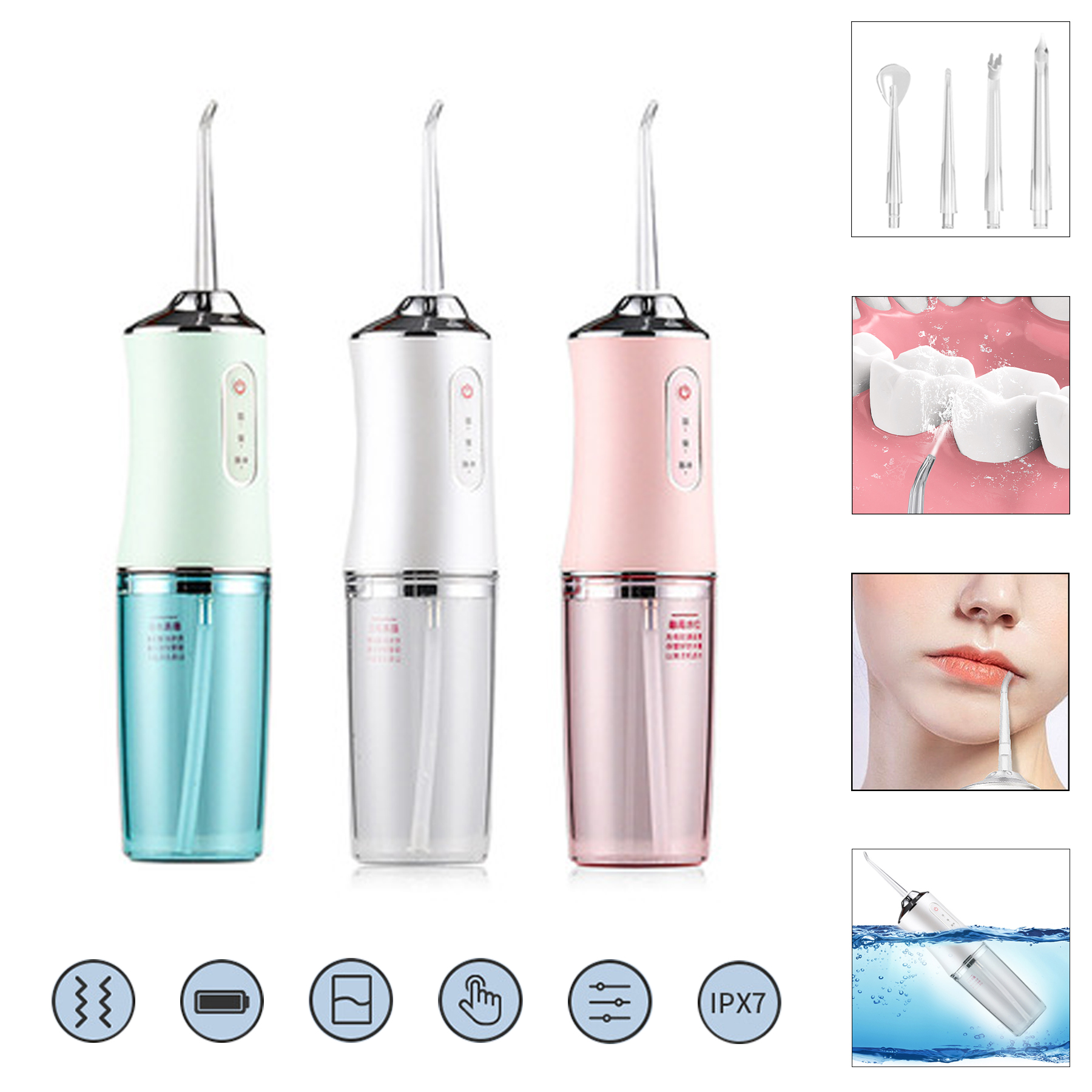 Water Flosser Cordless Teeth Cleaner 1