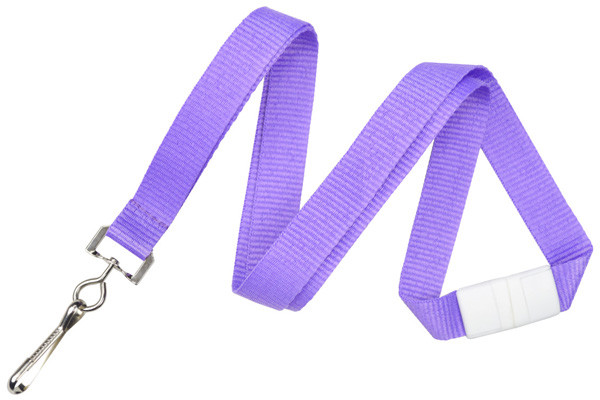 Neon Breakaway Lanyard (Purple) 1
