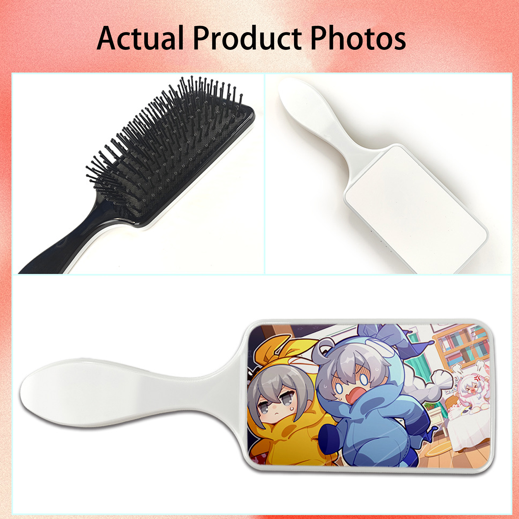 Hair Brush Vented Wet Dry Detangling Styling Comb 2