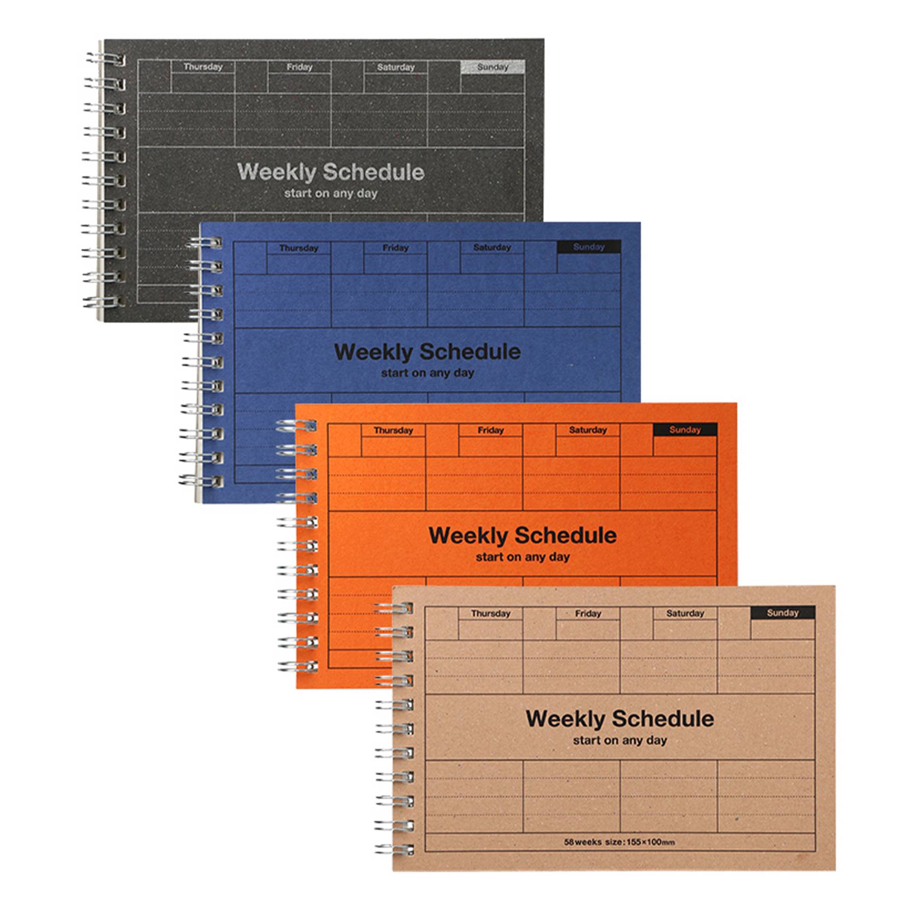 Weekly Schedule Notebook Paper Handbook For Office Matters 7