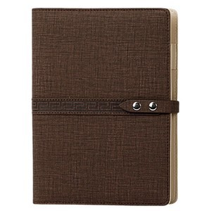 A5 PU Leather Striped Notebook 1