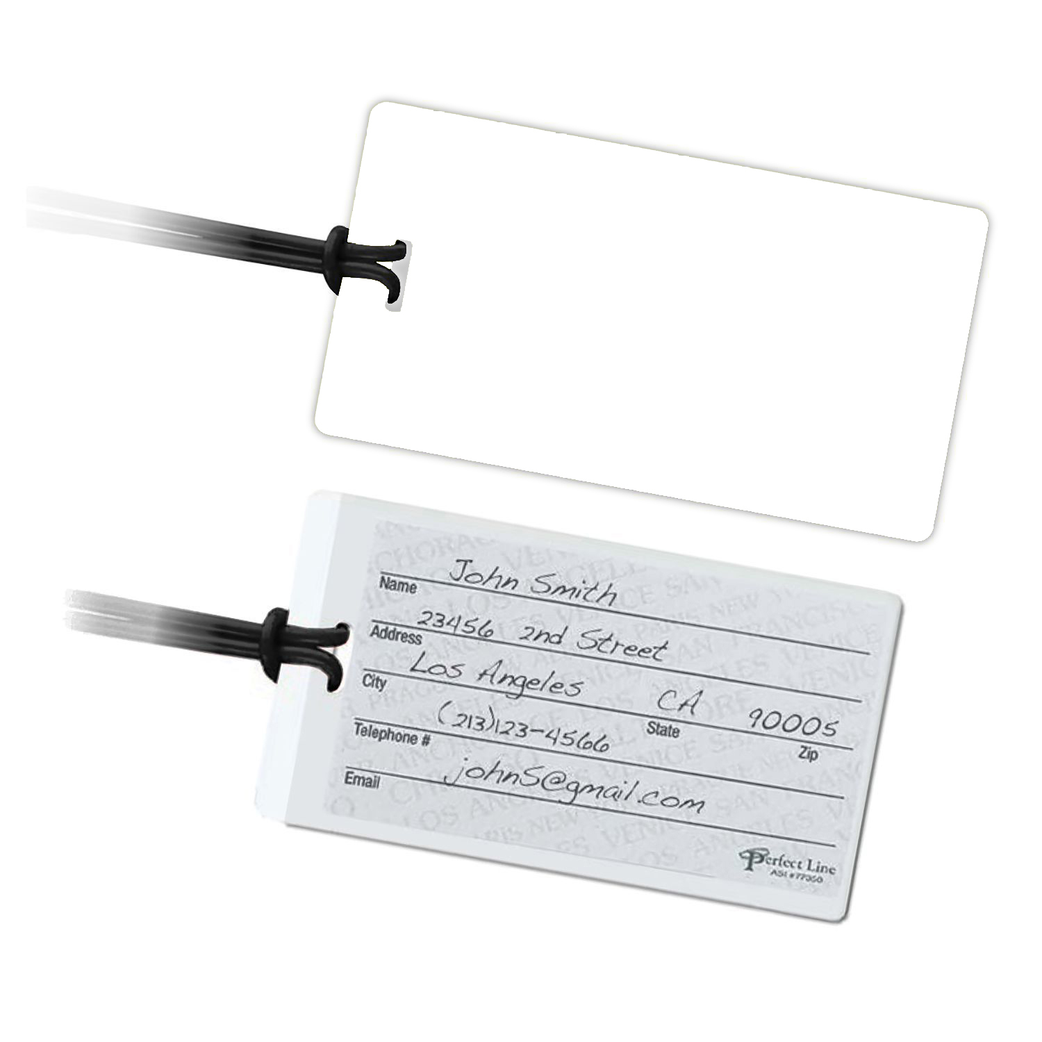 .50 Mil Executive Tag - White 1