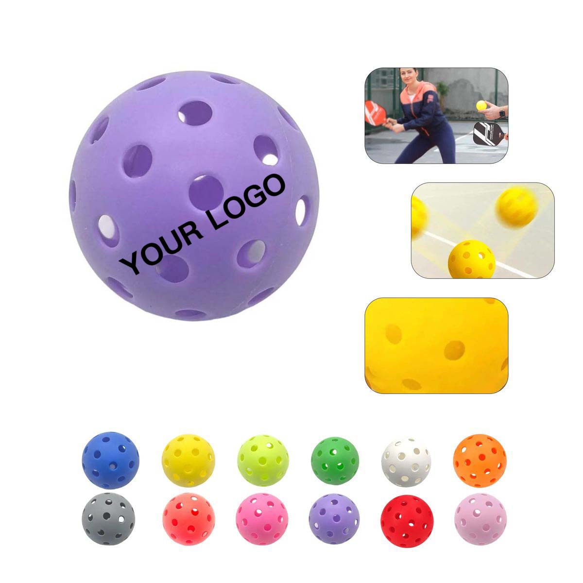 High Performance 40 Hole Pickleball for Training Games 2