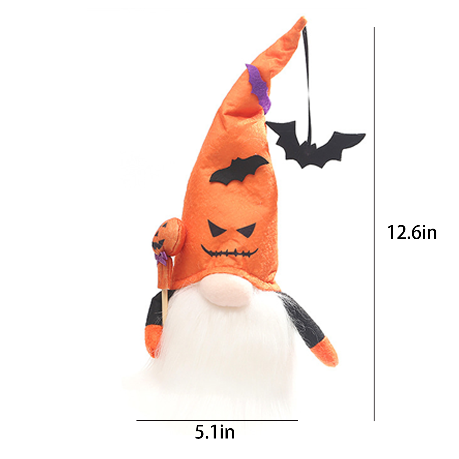 Halloween Pumpkin Doll w/ Light 3