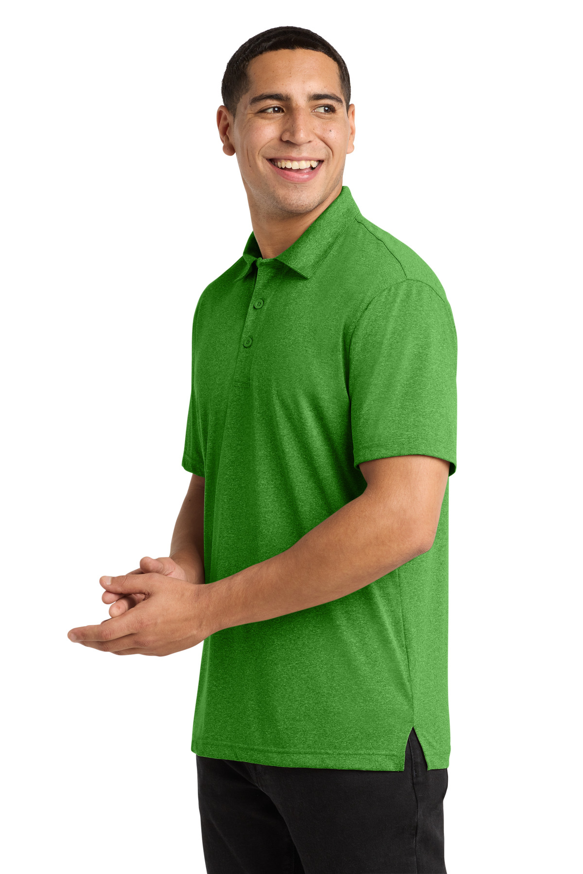 Sport-Tek Heather Contender Polo. ST660 36