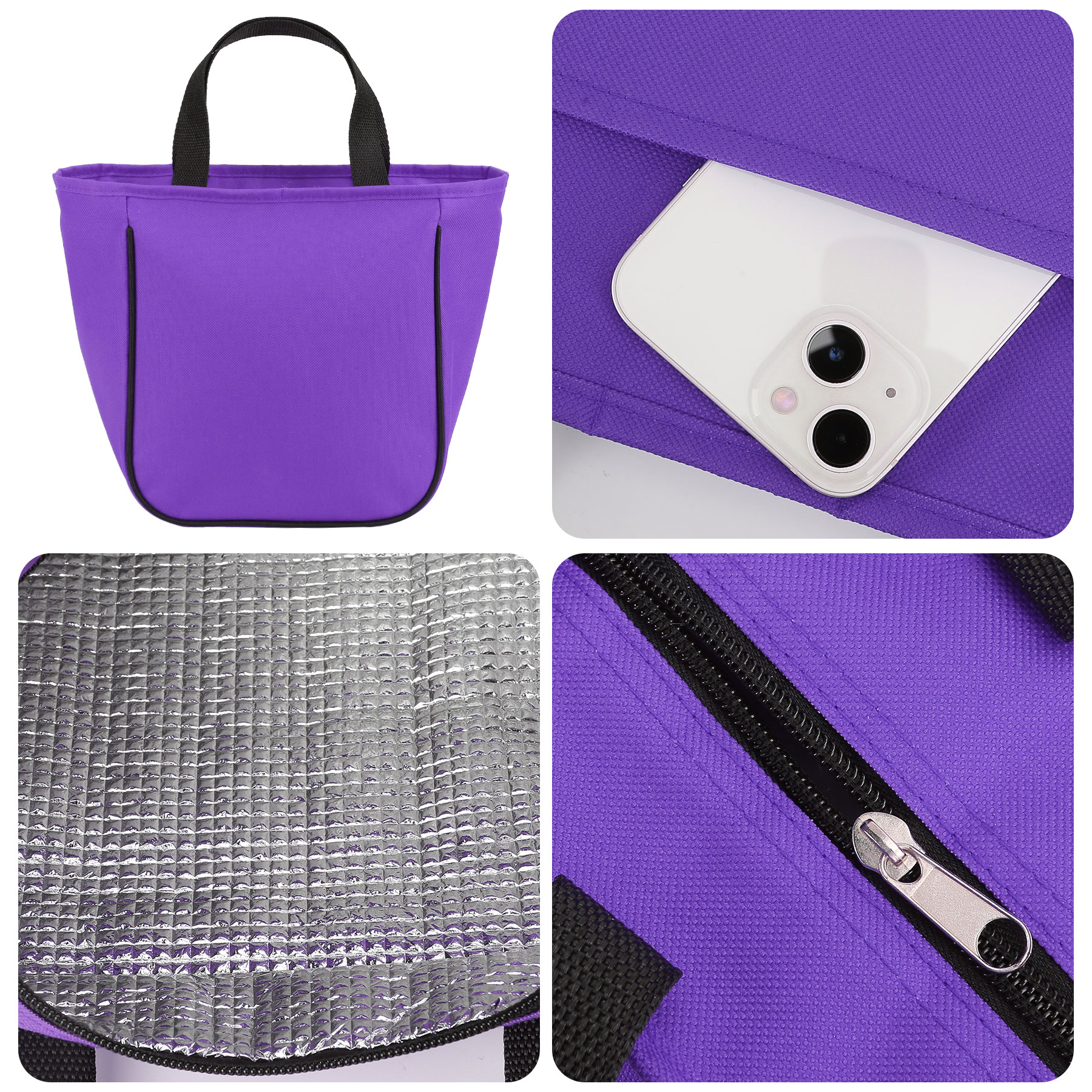 Portable Insulated Lunch Cooler Bag 9