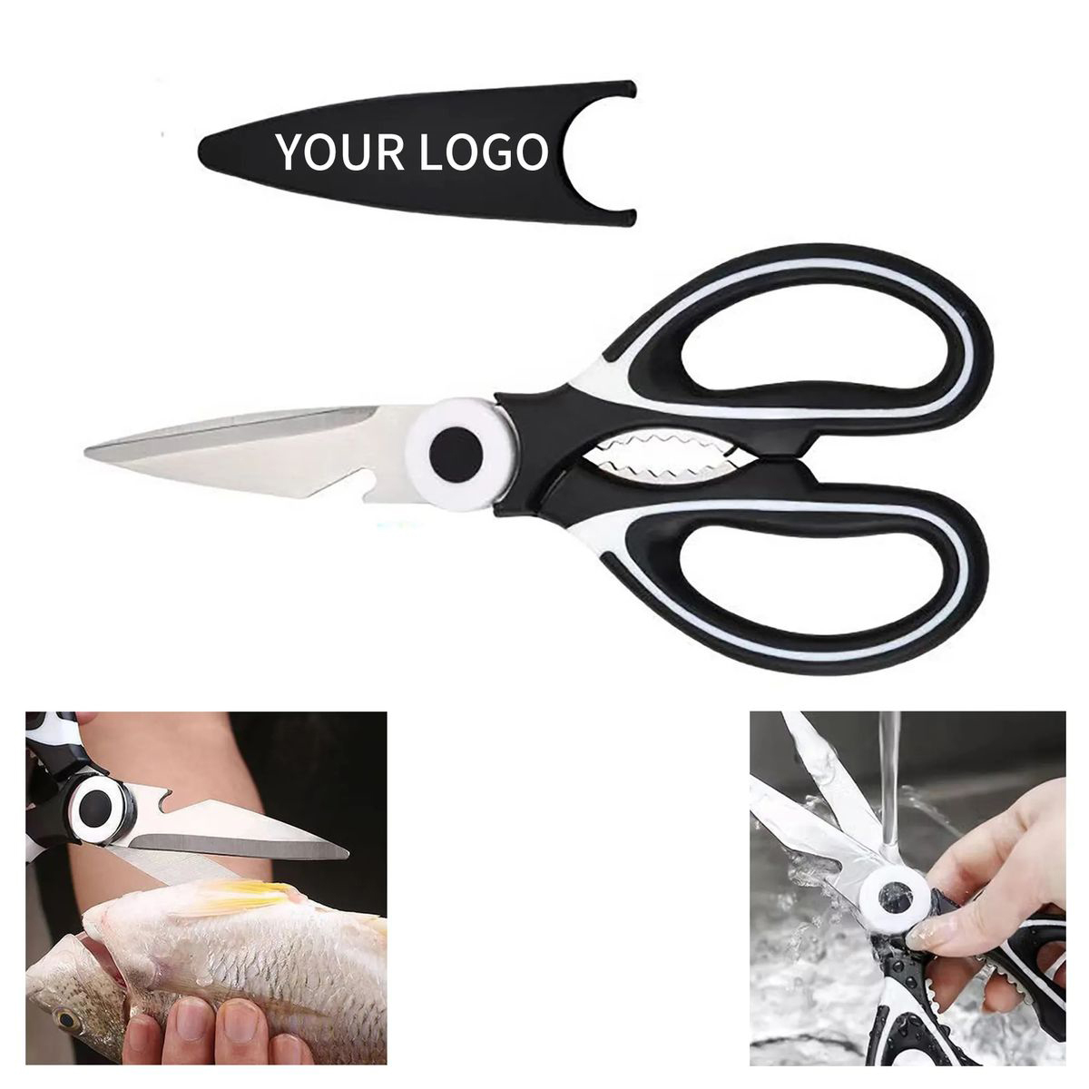 Ergonomic Kitchen Shears for Food Preparation 2