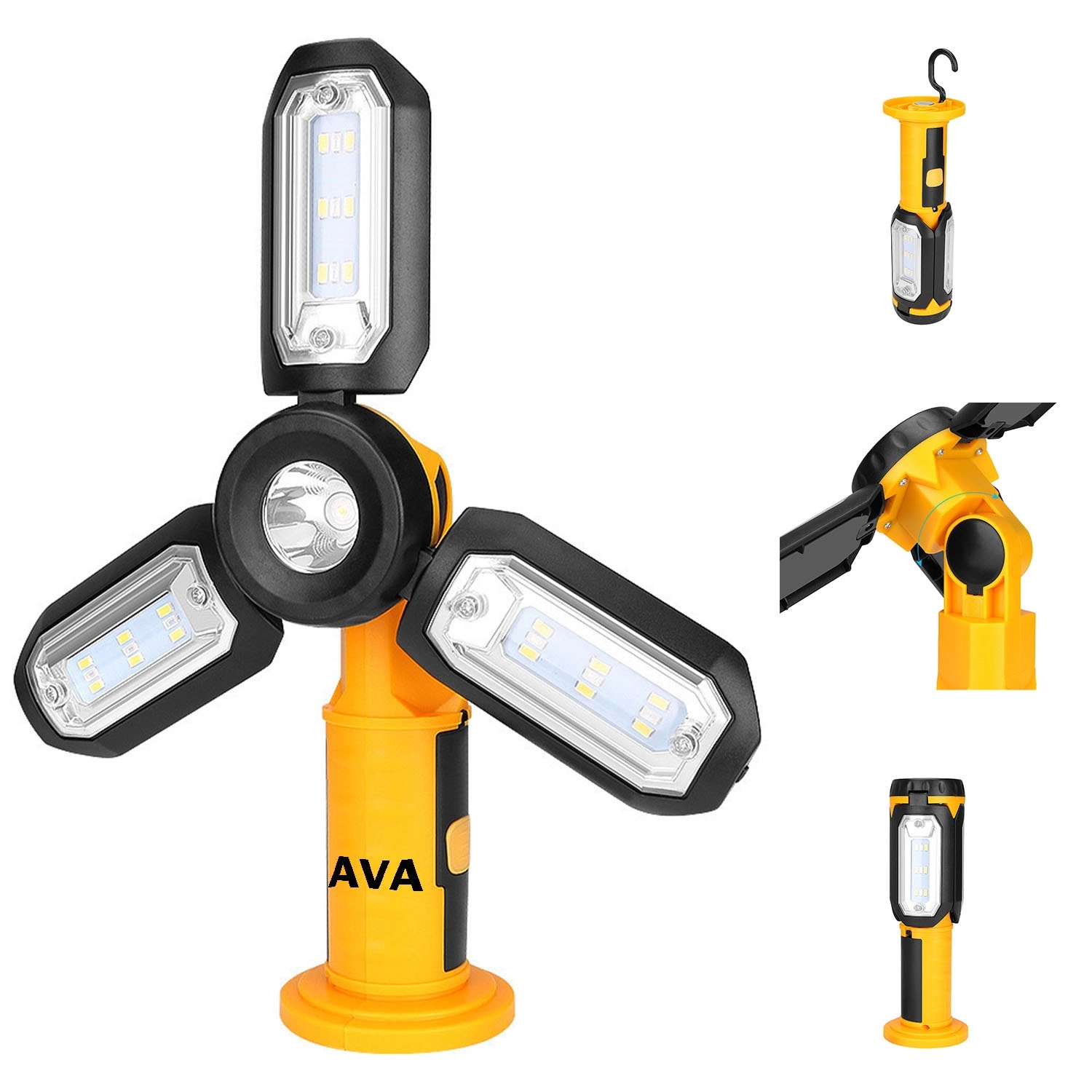 Usb Charging Outdoor Dual Color Lighting Emergency Light 2