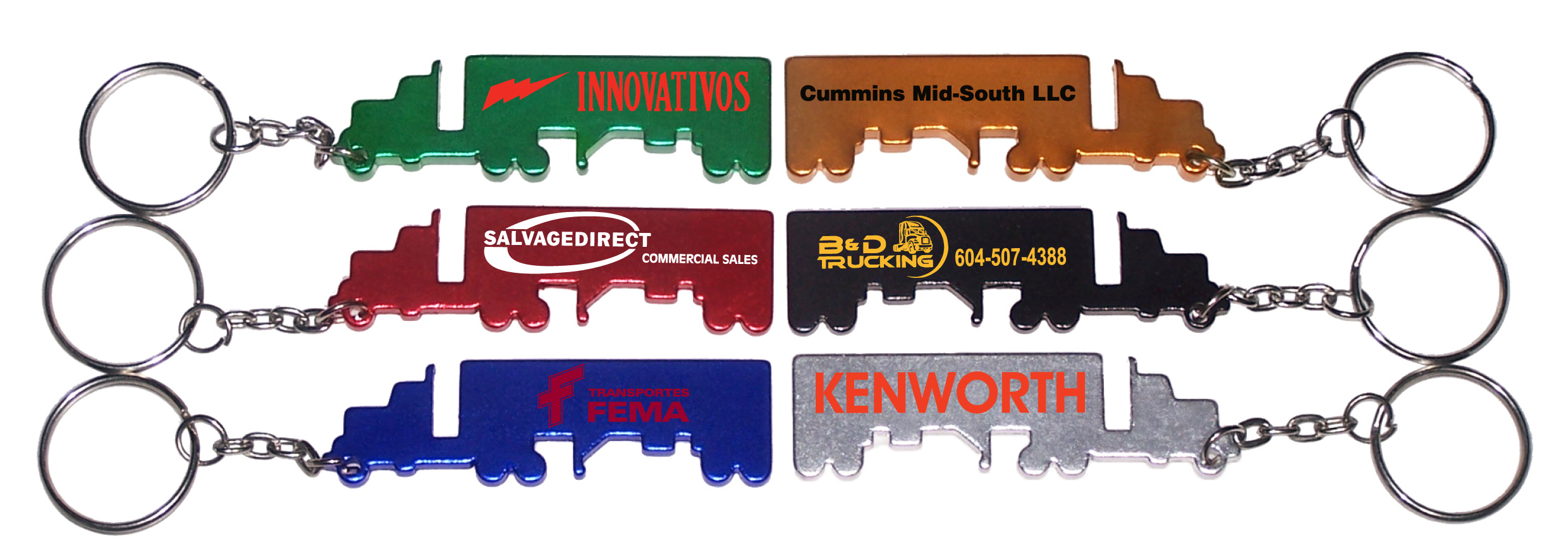 Truck Shape Key Chain & carabineer