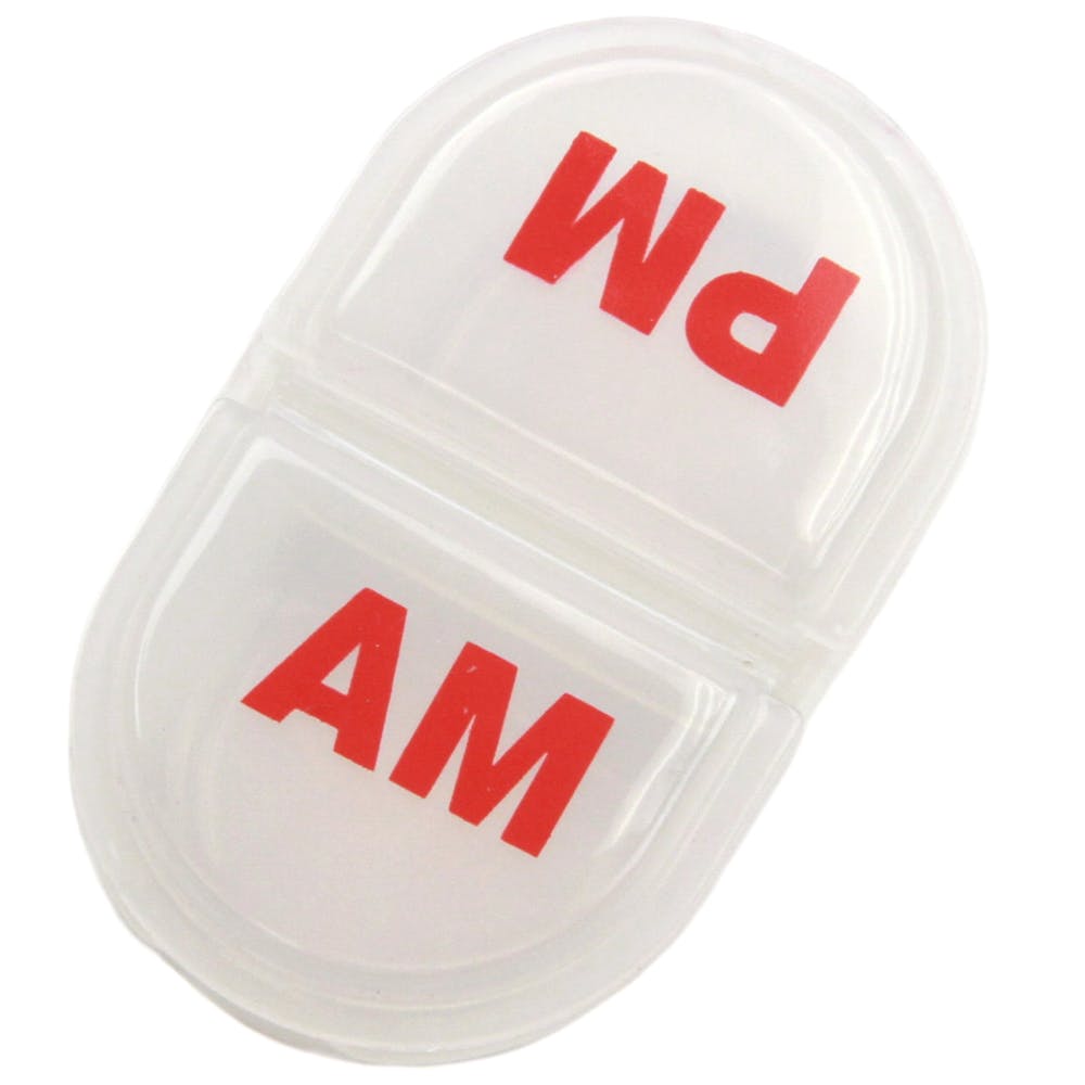 AM/PM Pocket Pill Organizers - 2 Sided 2