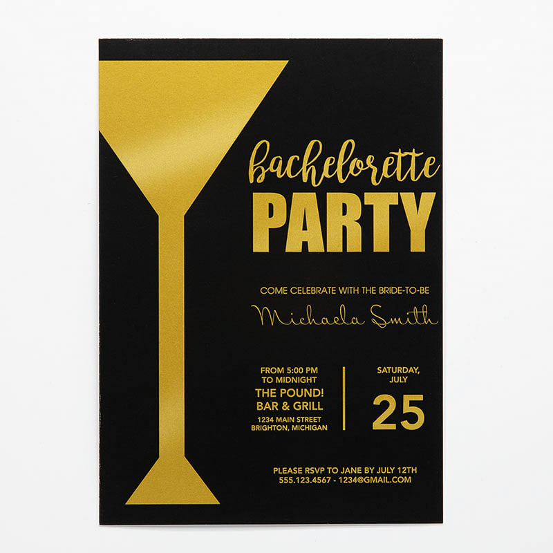 Custom Full Color 5 X 7 Inch Invitation Cards 3