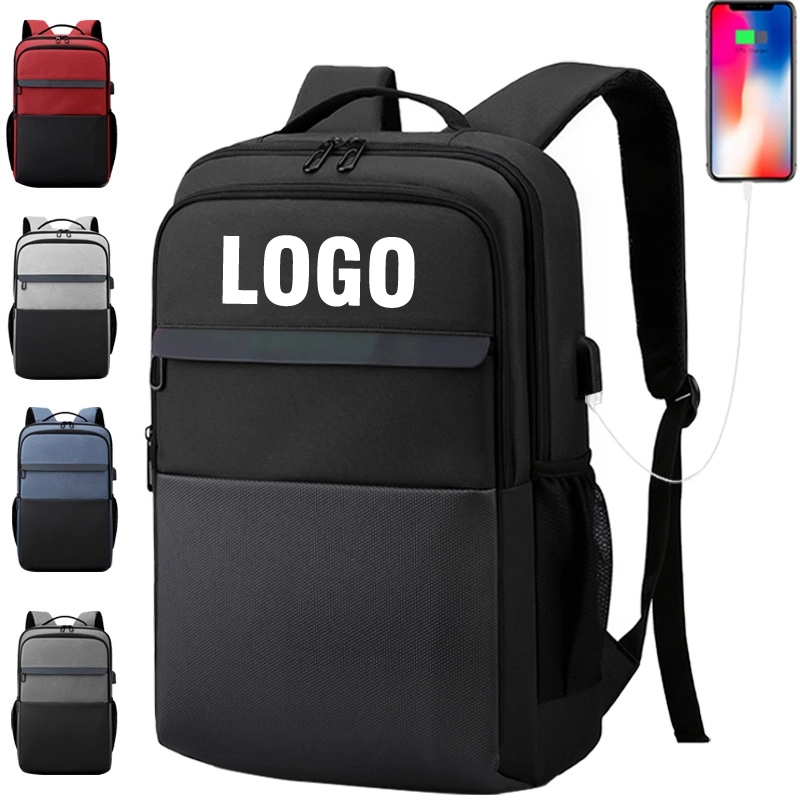 Custom Laptops Backpack with USB Charging Port 3