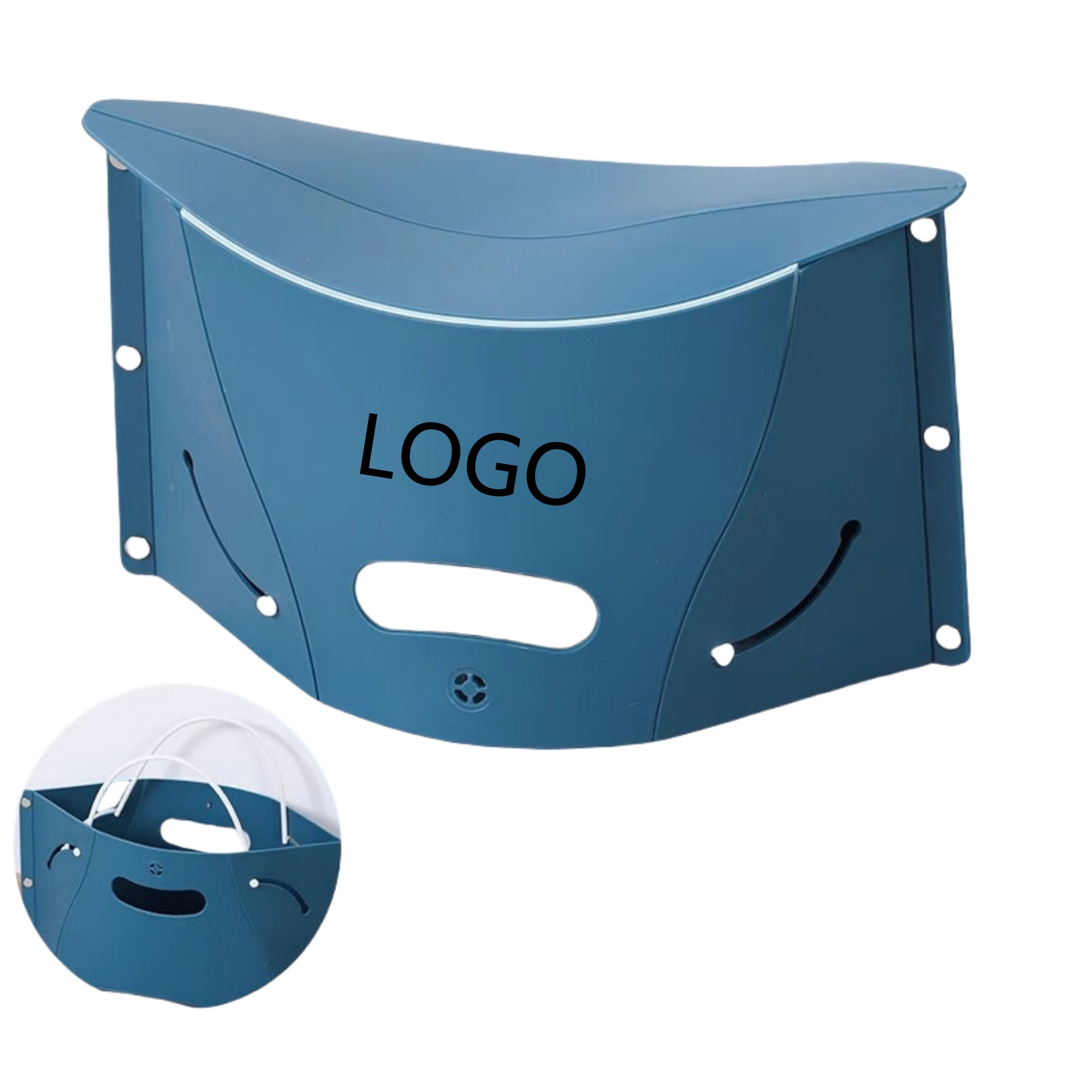 Outdoor Portable Plastic Folding Stool 3