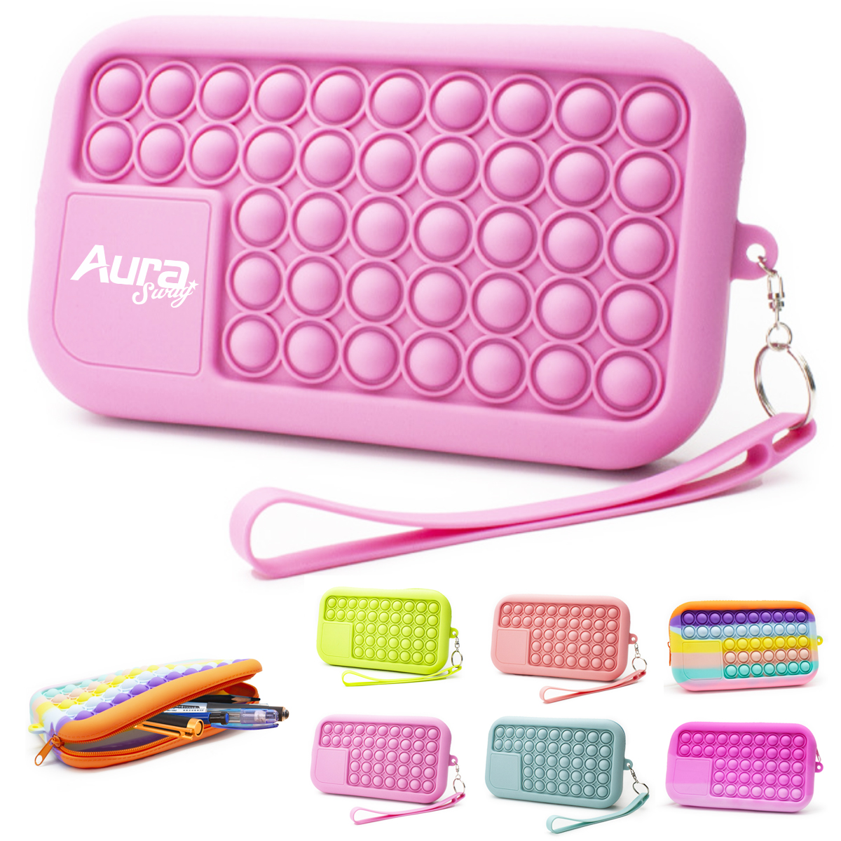 Fidget Sensory Pop Bubble Pencil Case & Pouch 6