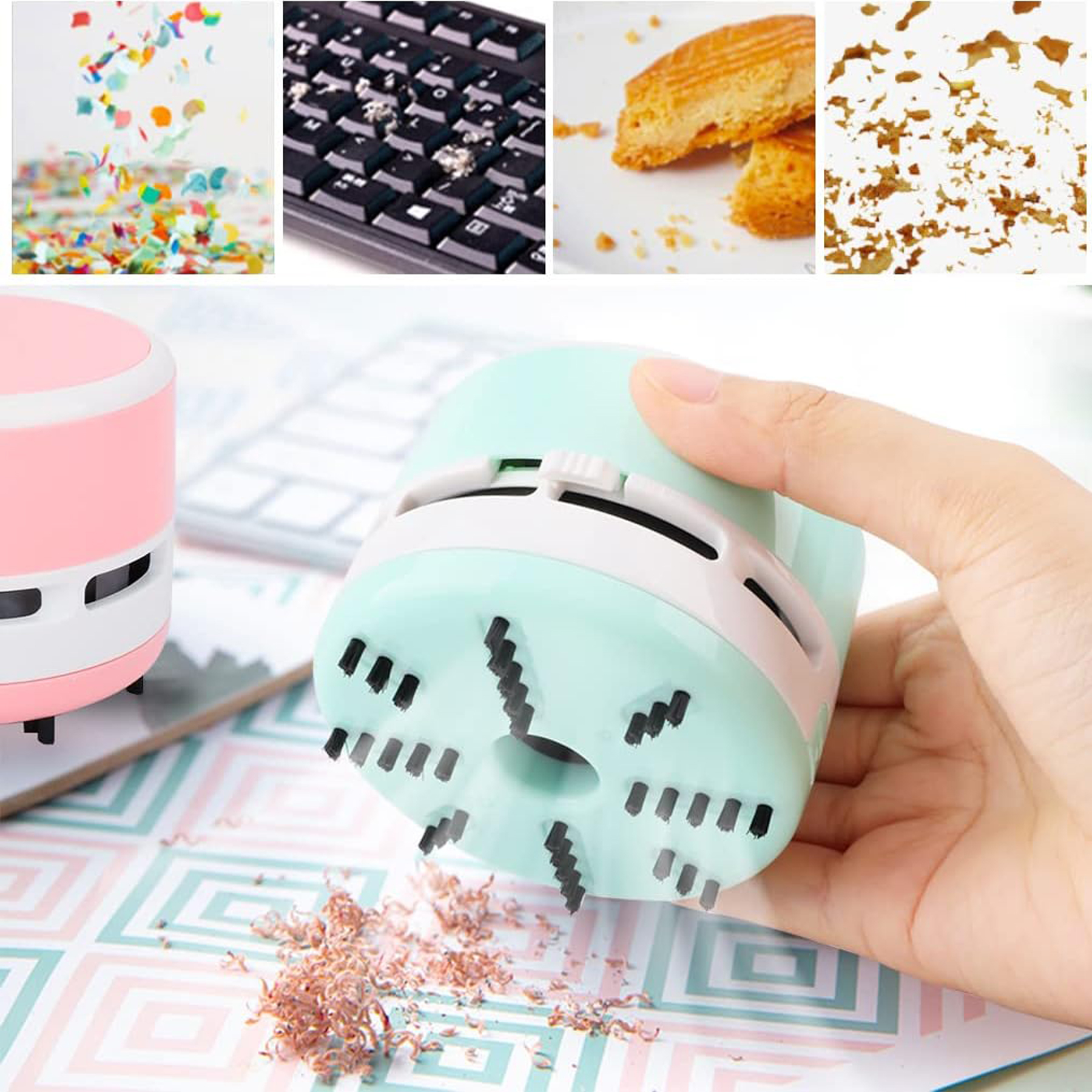 Compact Desktop Crumb Vacuum Cleaner 4