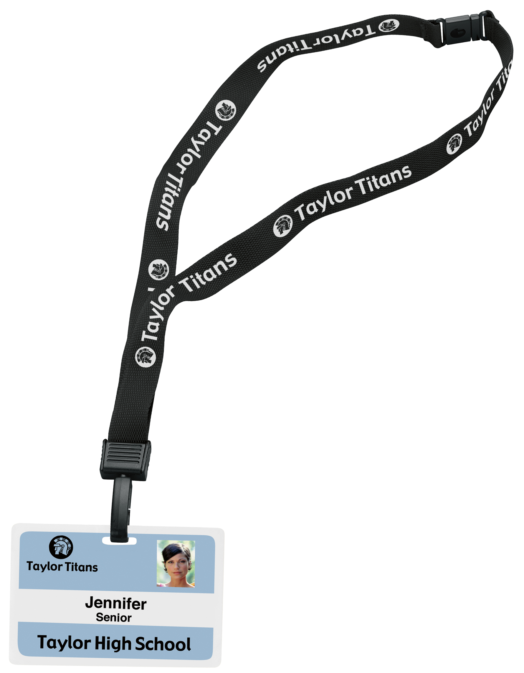 3/4" Breakaway Lanyard with Key Ring 6