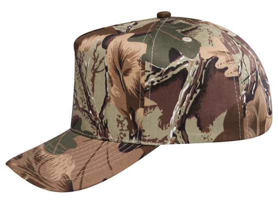 OTTO CAP® Camouflage 5 Panel Mid Profile Baseball Cap 35