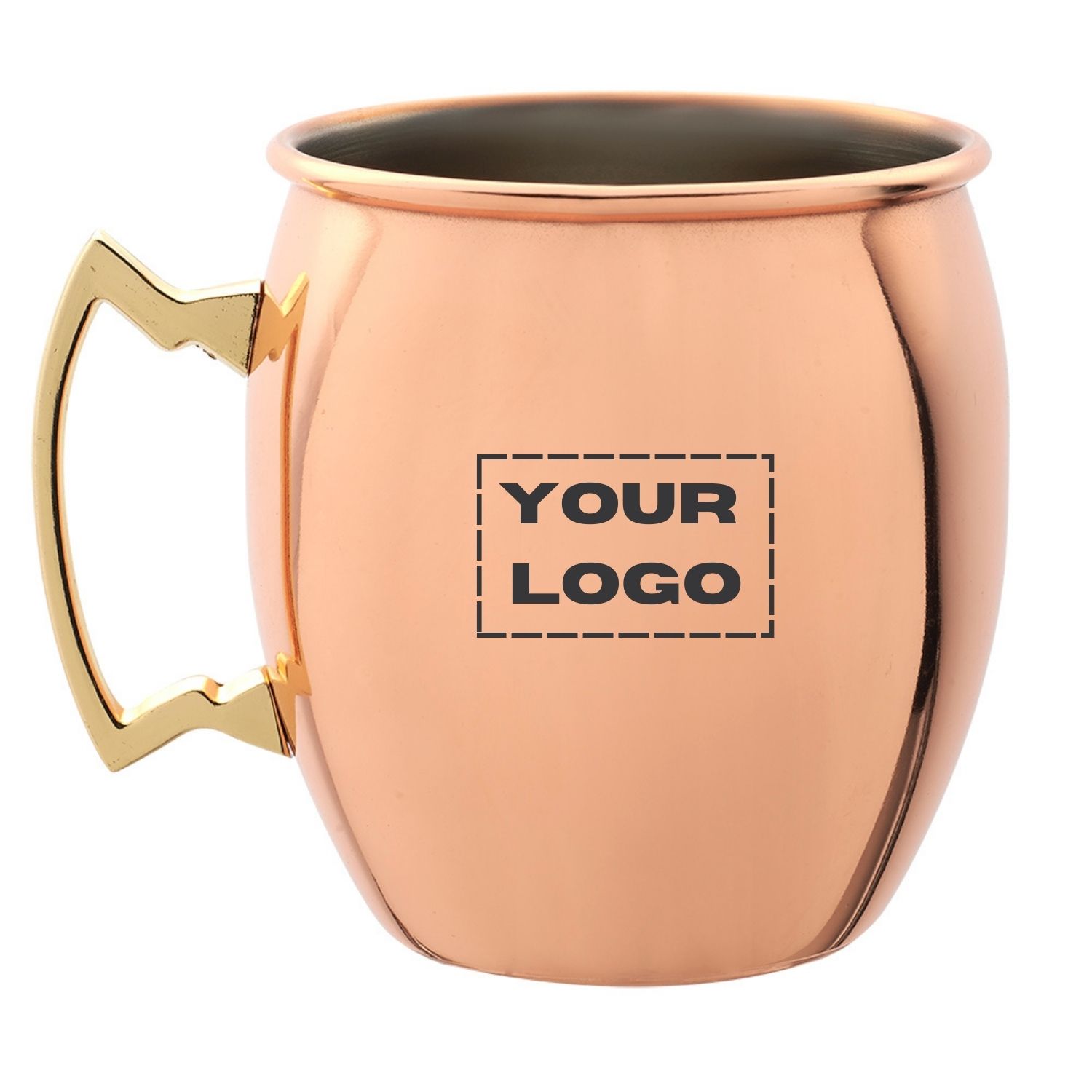 Copper Blend Stainless Moscow Mugs, 16 oz. 1