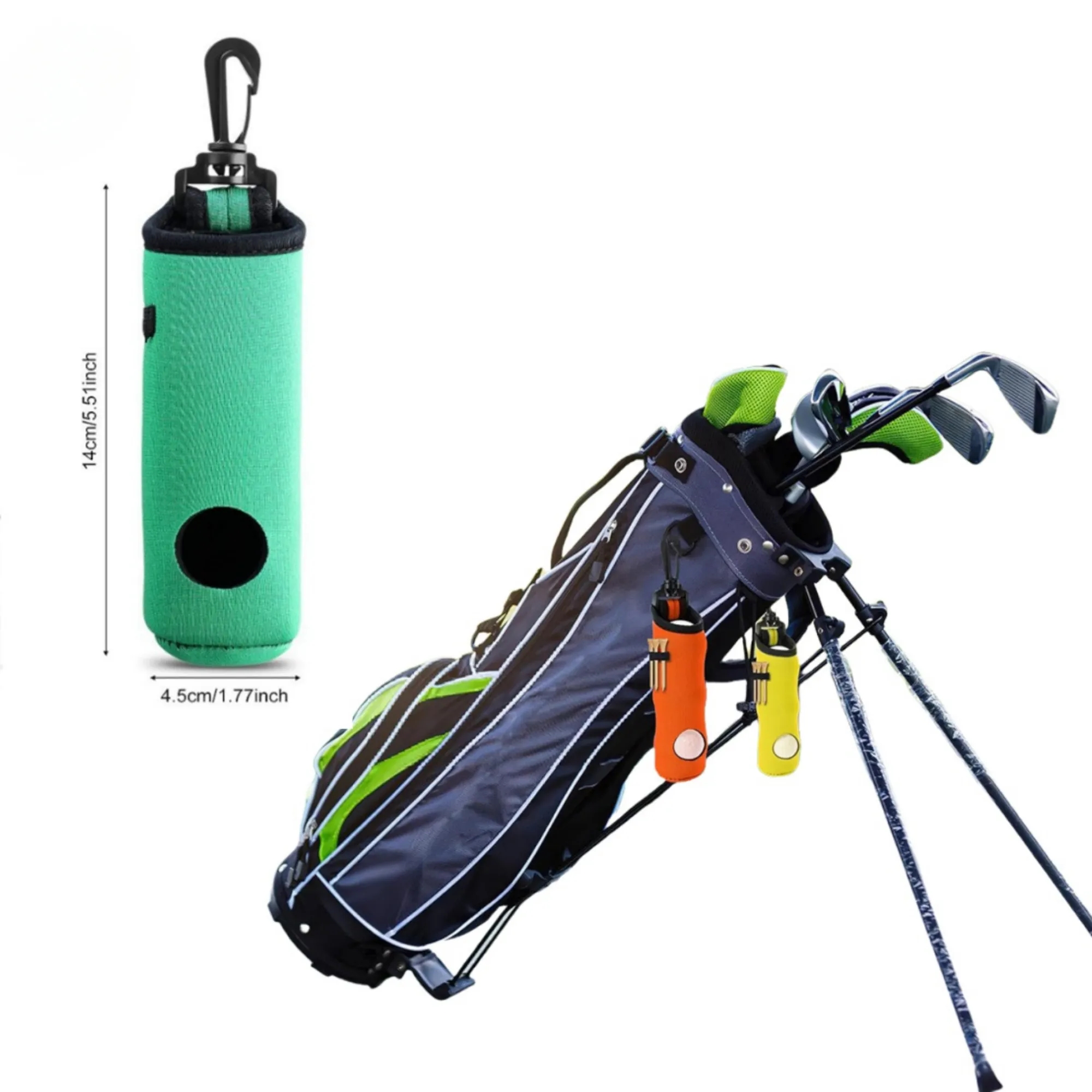 Portable Golf Ball Sets Holder Pouch 2