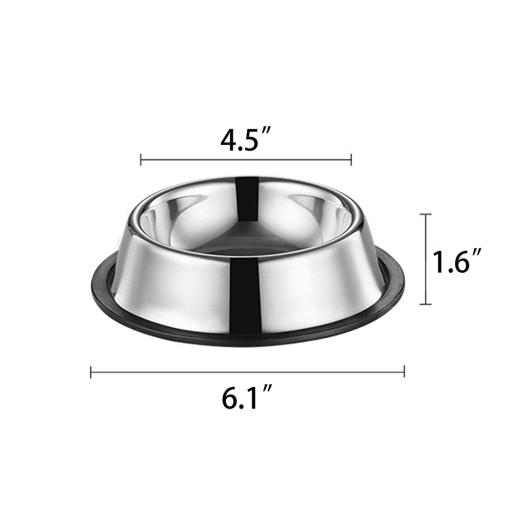 Food-Grade Pet Bowl Durable Easy Clean Anti-Tip 3