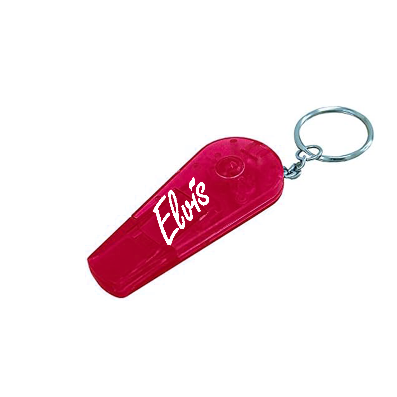 Key chain with whistling LED light 3