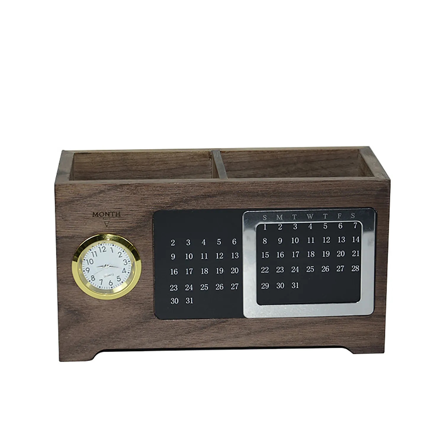 Wooden Pencil Holder Desk Supplies Organizer 4