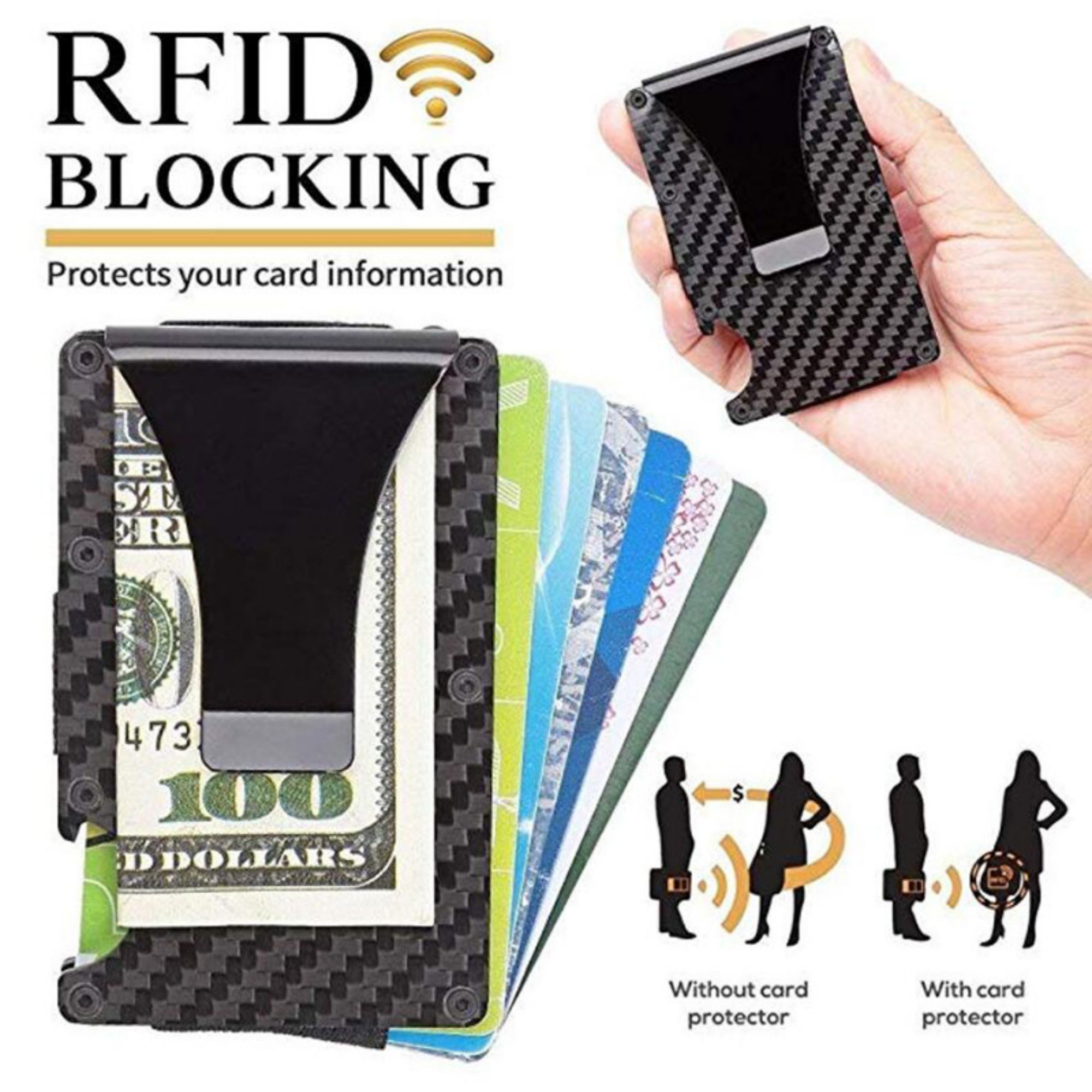 Minimalist Wallet For Men With Money Clip 2