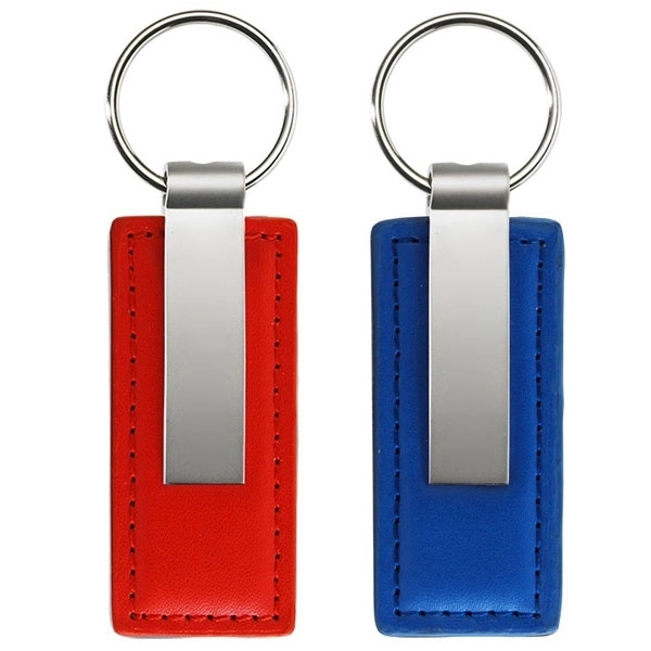 Leather & Metal Key Chain 6