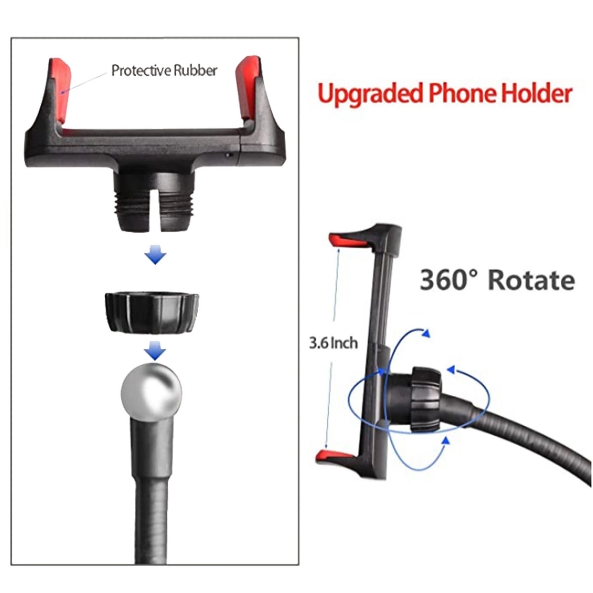 Led Ring Light With Phone Holder 4