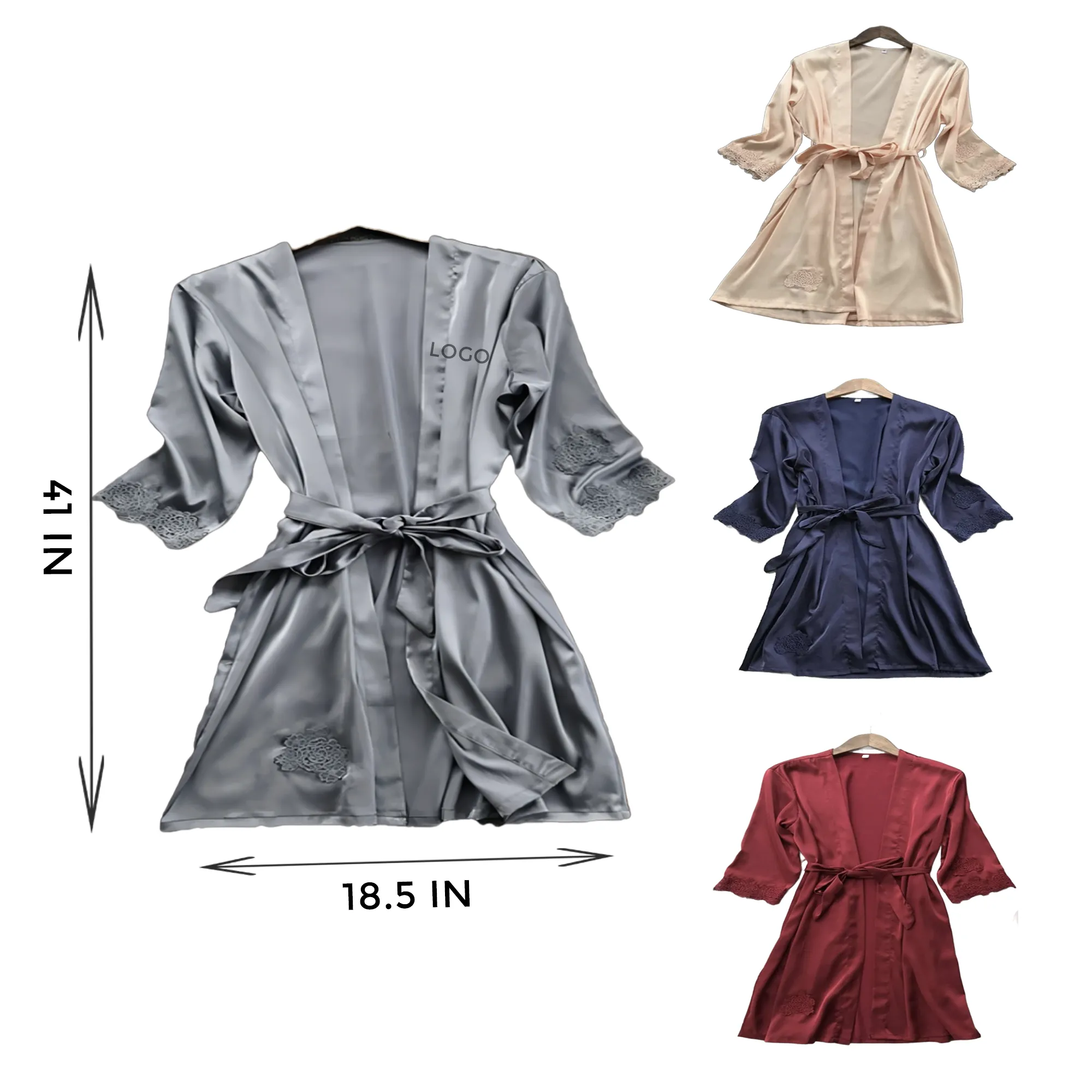 MOQ 10 PCS Silk Pajamas