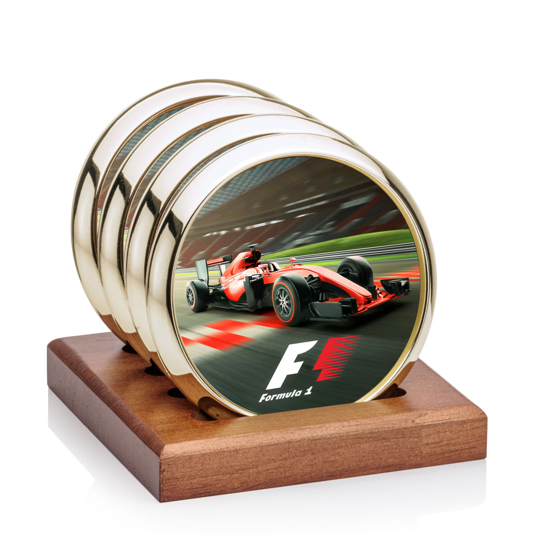 Danville VividPrint™ Coaster on Porterfield Base - Set of 4 5