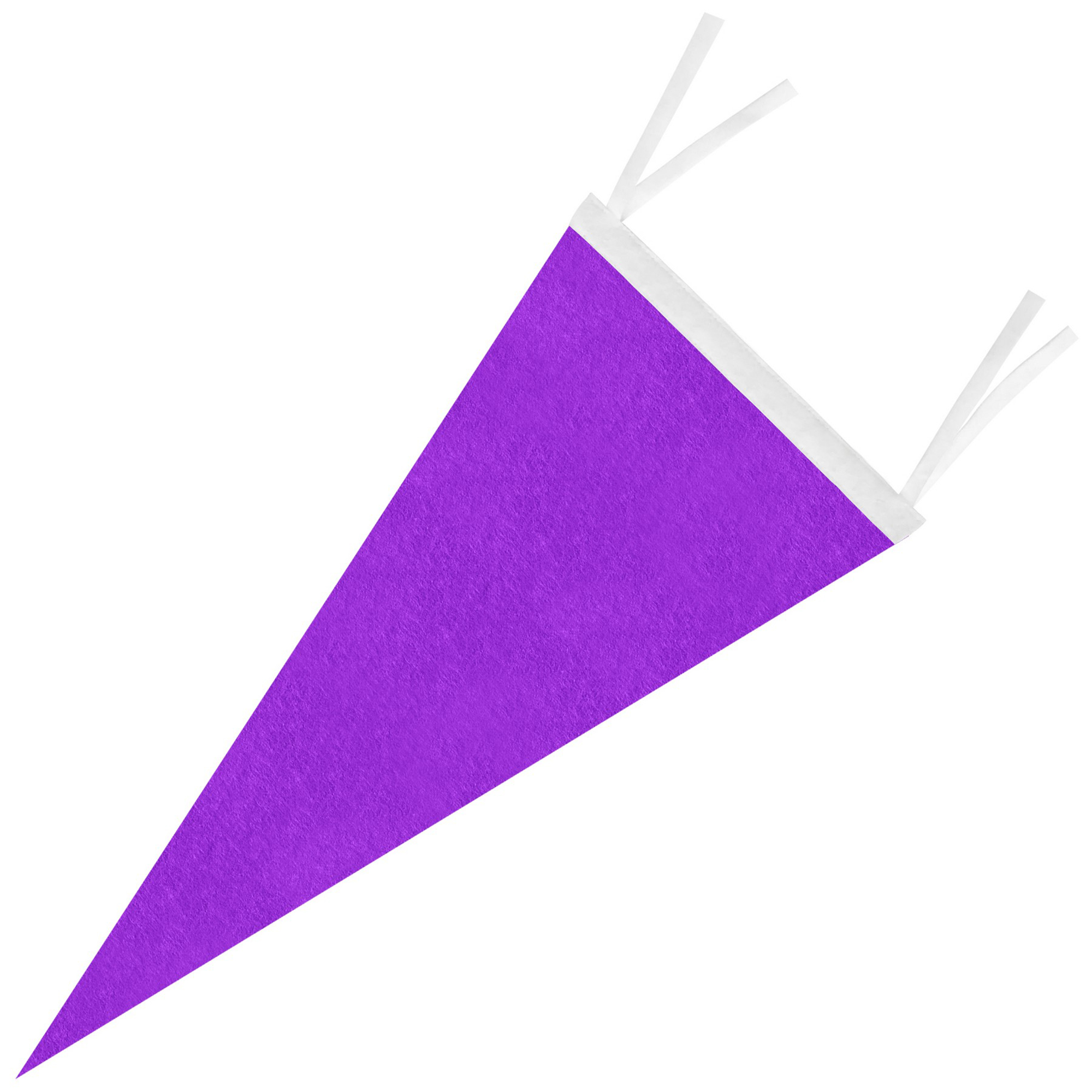 Full Color Single Sided Felt Pennant Flag Banner 6