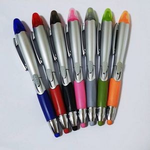 Shining Color Barrel Pen With Highlighter 31