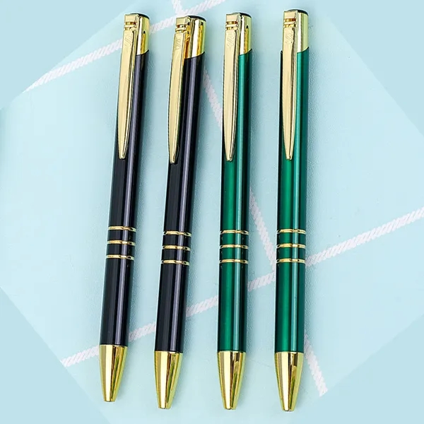 Custom Gold Metal Pen With Gift Box 3