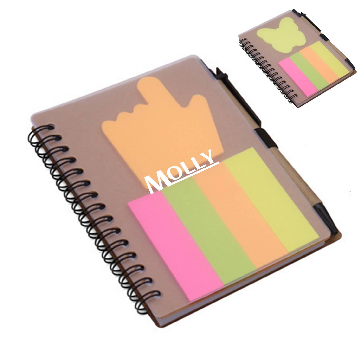 Notebook W/ Sticky Notes 1