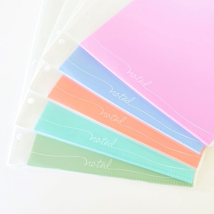 6 Pocket Organizers - 5 Colors Poly 1