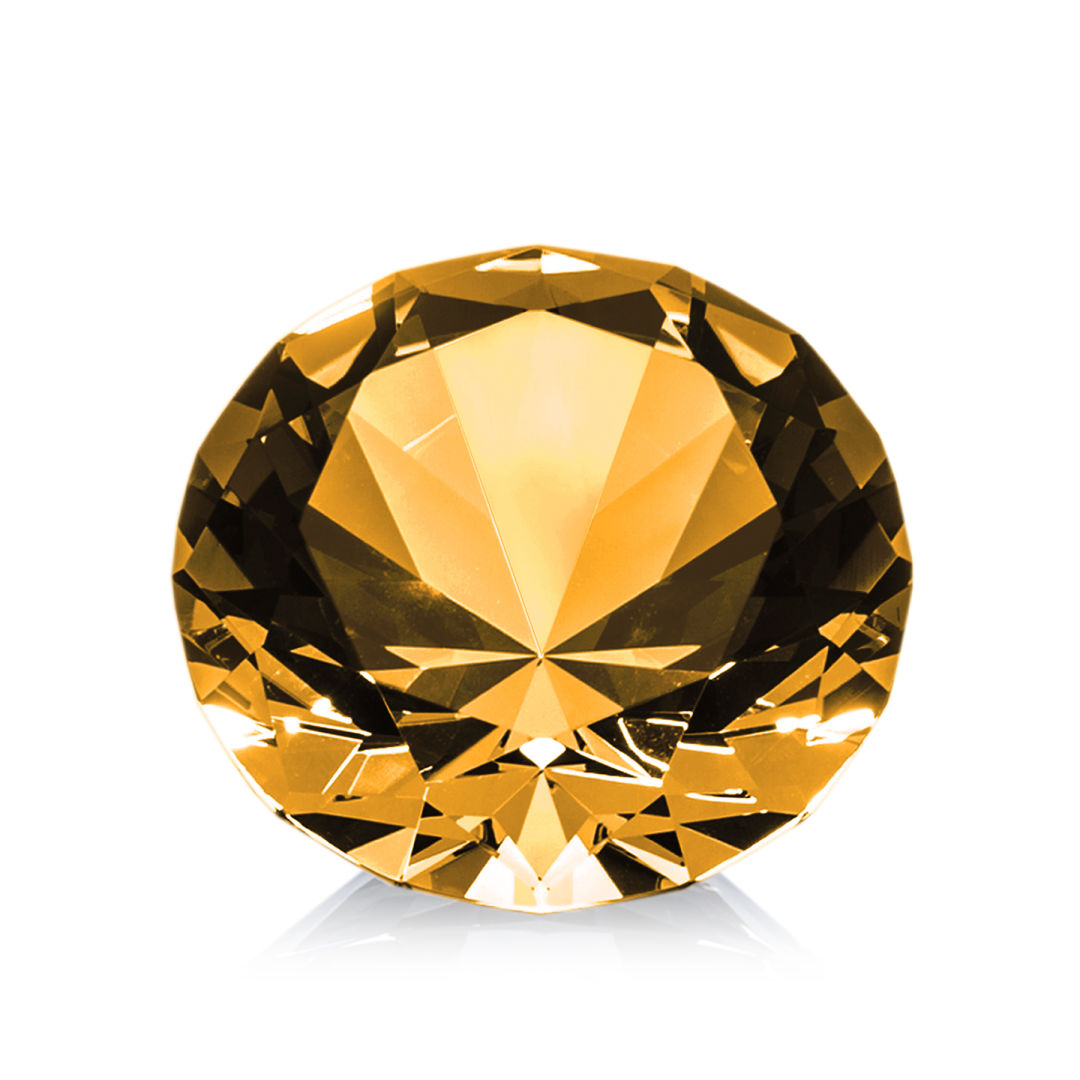 Optical Gemstone Award - Amber 6