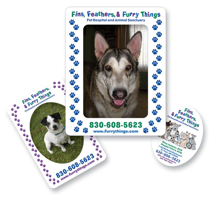 30 Mil 2-in-1 Picture Frame Magnet - Full Color 3