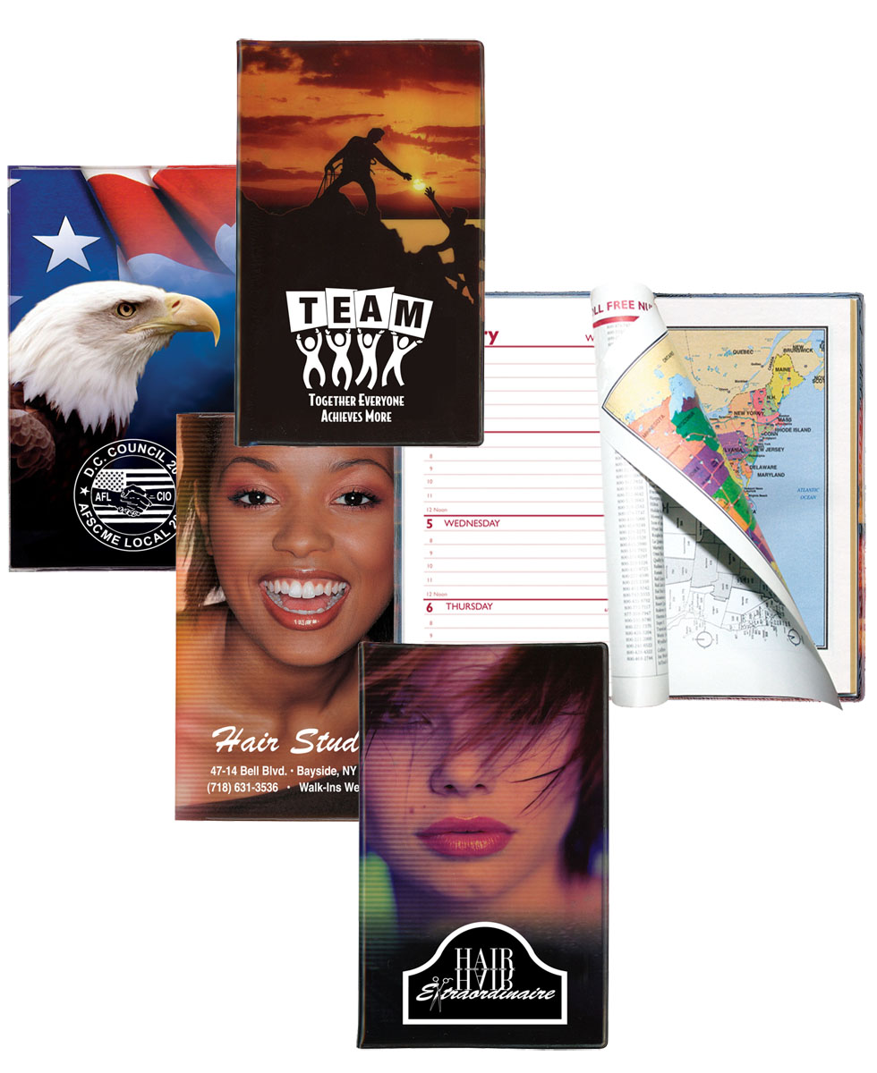 Stock Theme Full-Color Vinyl Cover Weekly Planner 1