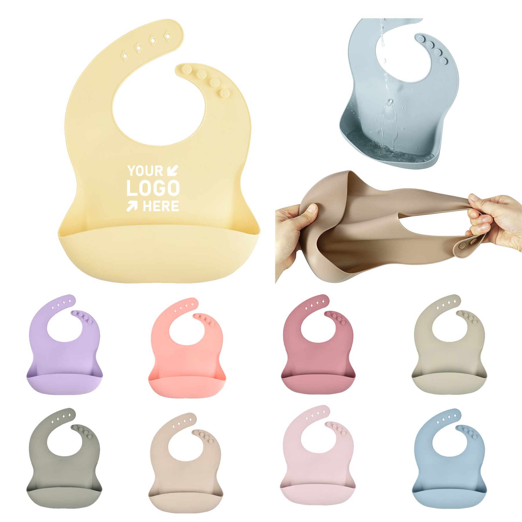 Silicone Baby Bib 1