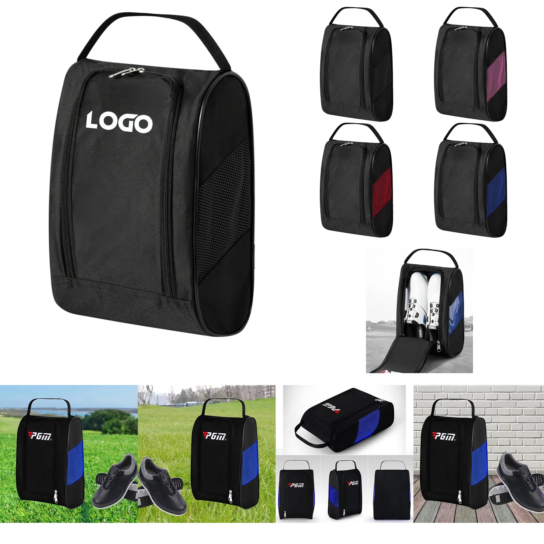 Stylish Shoe Carrier with Breathable Ventilation 2