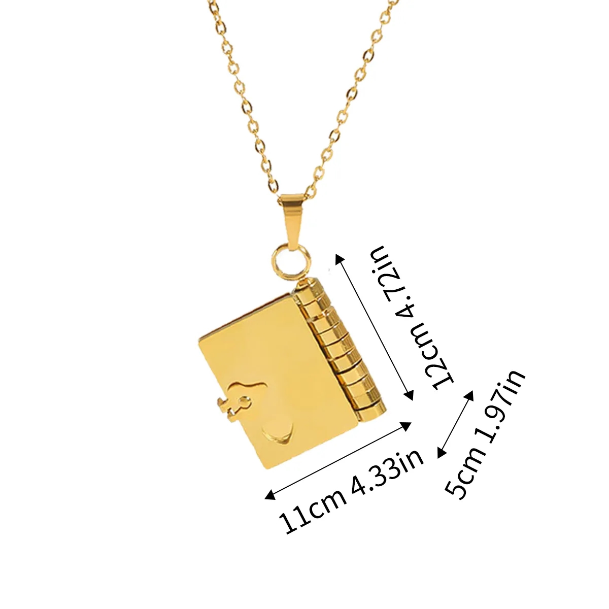 Custom Envelope Necklace-Personalized Locket Necklace for Women - LOVE Envelope Locket Necklace 4
